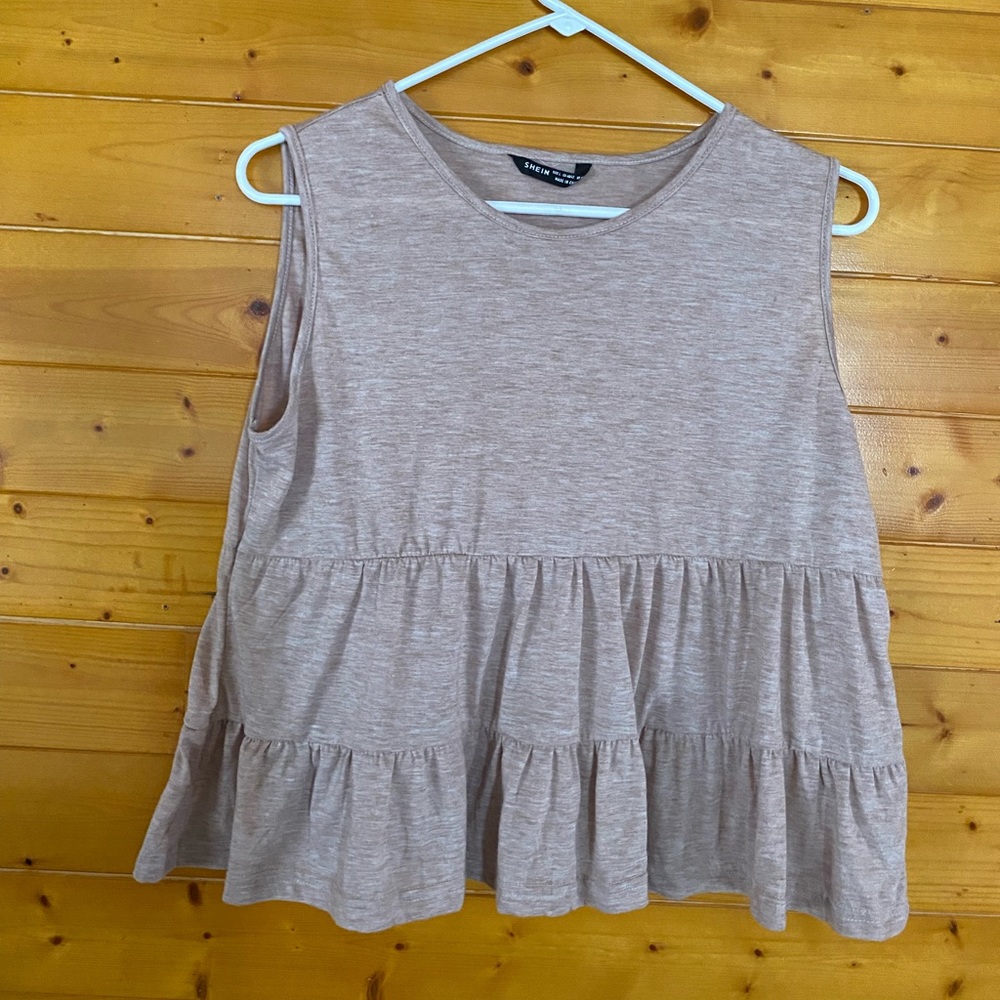 Tan crop top
